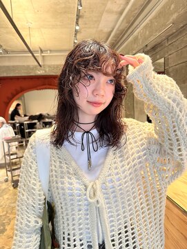 ハマモト ウルフレイヤーパーマ