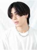 グレージュアッシュ小顔セミウェットなコンマへアA草加