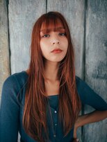 ブール 千歳烏山(bool)&nbsp;顔まわりレイヤー×オレンジブラウン