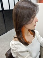 イム(IMU)&nbsp;インナーカラー×オレンジ