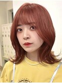 【Say.福岡】　くびれボブ×レイヤー×くすみピンク×ブリーチ