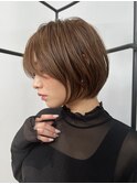 上質ナチュラルショートボブ