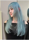 デザインカラー寒色系カラーライトブルーカラー顔周りレイヤー◆