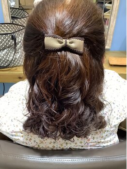 美容室 髪人形の写真/大人女性の髪が細くなり少なくなり髪のボリュームが出にくいお悩みをパーマで解消!【髪人形】にお任せ♪