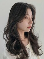 ソア 渋谷(soar)&nbsp;透明感◎ブリーチなし髪質改善カラー×ロング秋冬カラー