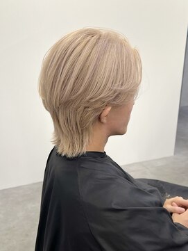 ノウハウ キョウト(KNOWHOW kyoto) ホワイトブロンド/メンズカット/ウルフカット