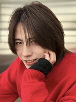 ジーナ 天神(Zina)&nbsp;ミディアムウルフ【メンズサロンZina天神】