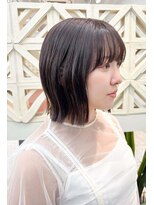 ノエ ナゴヤ(NOE NAGOYA)&nbsp;ミディアムヘア/暗めカラー/グランマッシュ/名駅y9