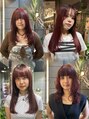 ヘアーアンドメイク ビス(HAIR&MAKE bis)&nbsp;暖色カラーで女性らしさup！レイヤーカットも一緒におすすめです