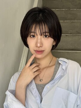 クロト(Clotho) ショートカット/髪質改善縮毛矯正白髪ぼかしレイヤーカラーボブ