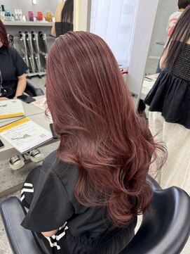 ボタン ハカタ(VOTAN hakata) レッドカラー/レッドブラウン/ブリーチなしwカラー