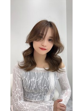 ロンドルピナス 小倉(Lond Lupinus) 黒髪カタログ/オリーブグレー/ココアベージュ/小顔に見せるヘア