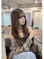 ボアップ 難波店(boappu)&nbsp;#レイヤーカット#レイヤー#ロングヘア#ブラウン