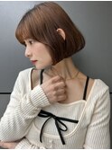 透明感カラーで作るタンバルモリ 韓国ボブ A1201