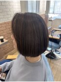 白髪ぼかしハイライトベージュ