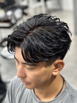 オーバルバイアピッシュ(OVARL by apish) フェザーパーマ/フェザーショート/毛流れパーマ