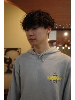 エディ(Edy)&nbsp;波巻きスパイラルパーマケアパーママッシュウルフ眉毛カット岡山