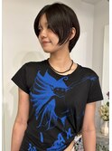 福岡天神大名　ボブ　ボブレイヤー　ショート　顔周りカット