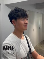 スタッド 心斎橋(STUD) 癖毛を活かしたメンズショートスタイル