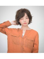 アース 五反田店(HAIR&MAKE EARTH) クセ毛風ルーズショート【earth五反田店】