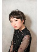 【コマ中野】多色染めで作る、無造作ショートスタイル