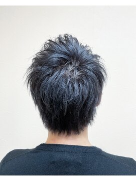 シアン(CYAN) メンズショート×シルバーグレージュ