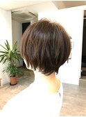 ひし形シルエットでどこから見ても可愛い☆全方位型ショートボブ