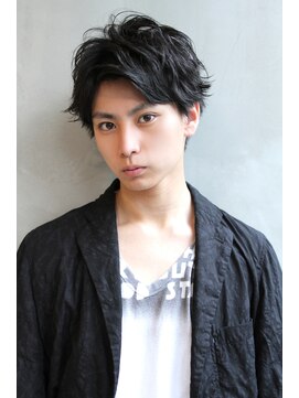 ブラン 広島八丁堀(Blanc) 【Blanc/広島】無造作ショート＿センターパート＿ショート