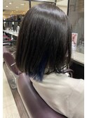 インナーカラー ネイビー