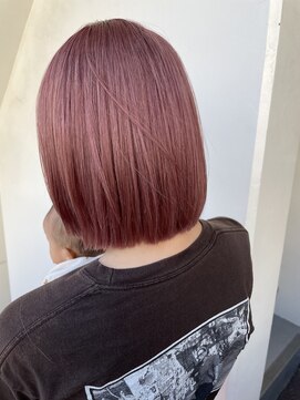 サロンドミルク 新百合ヶ丘店(salon de MiLK) ＊ピンクカラーインナーカラーイヤリングカラー新百合ヶ丘ボブ