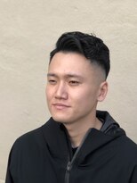 ルドローブラントオオサカ(LUDLOW BLUNT Osaka)&nbsp;【LUDLOW BLUNT】七三分け サイドパート 大きめパーマ