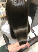 《髪質改善》ツルツルな質感・透明感カラー