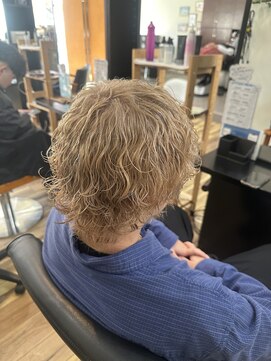 スウェル 千葉店(Swell) ブリーチ波巻きパーマ