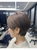 20代30代40代50代ショートカット耳かけショート前髪なしショート
