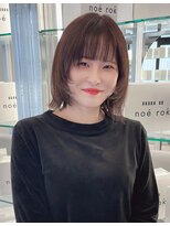 ノエロク 岐阜(noe rok)&nbsp;【ヘーゼルグレージュ】のボブレイヤースタイル