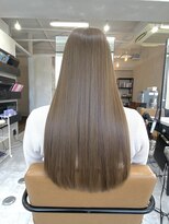 アジールヘア 東上野店(agir hair)&nbsp;20代30代大人可愛い艶感ソフトグレージュケアブリーチ【上野】