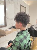 キッズ ツーブロックショート*