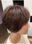 40代50代60代 ナチュラルブラウンショート