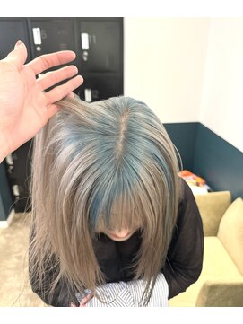 ヘアーブレイス(hair brace) ブリーチ２回~ルーツカラーstylist聖斗