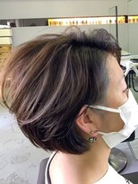 パッションフォーへアー 西原店(Passion for hair)&nbsp;大人ハンサムショートボブ×白髪染め@30代@40代@50代