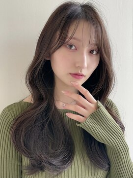 カノア(KANOA) 小顔に見える韓国風似合わせレイヤーカット×韓国ヨシンモリ