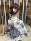 浴衣着付け×ヘアセット