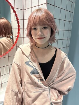 ローエ バイ デコ(Rohe by DECO) 【kira】ピンクベージュ/ハイトーンボブ/ボブレイヤー