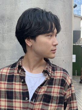 マイロ(mailo) メンズセンターパート×フェザーパーマ×シャドウパーマ