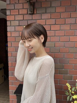 ウィローズ(WILLOW'S) 大人可愛いひし形ハンサムショートボブ前下がり