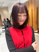 マーシィ(MARCIE)&nbsp;【natsumi】ラベンダーブラウン×レイヤーボブ