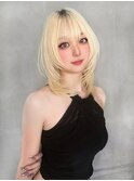 成人式はダブルカラー、インナーカラー♪