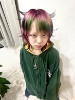 ノブレス(NOBLESSE)&nbsp;ウルフカット/デザインカラー