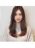 ★愛されくせ毛風カール艶感モテ髪フェミニンロング小顔似合わせ