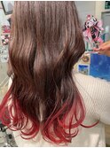 浦島坂田船 となりの坂田 グラデーション レッド ブリーチ